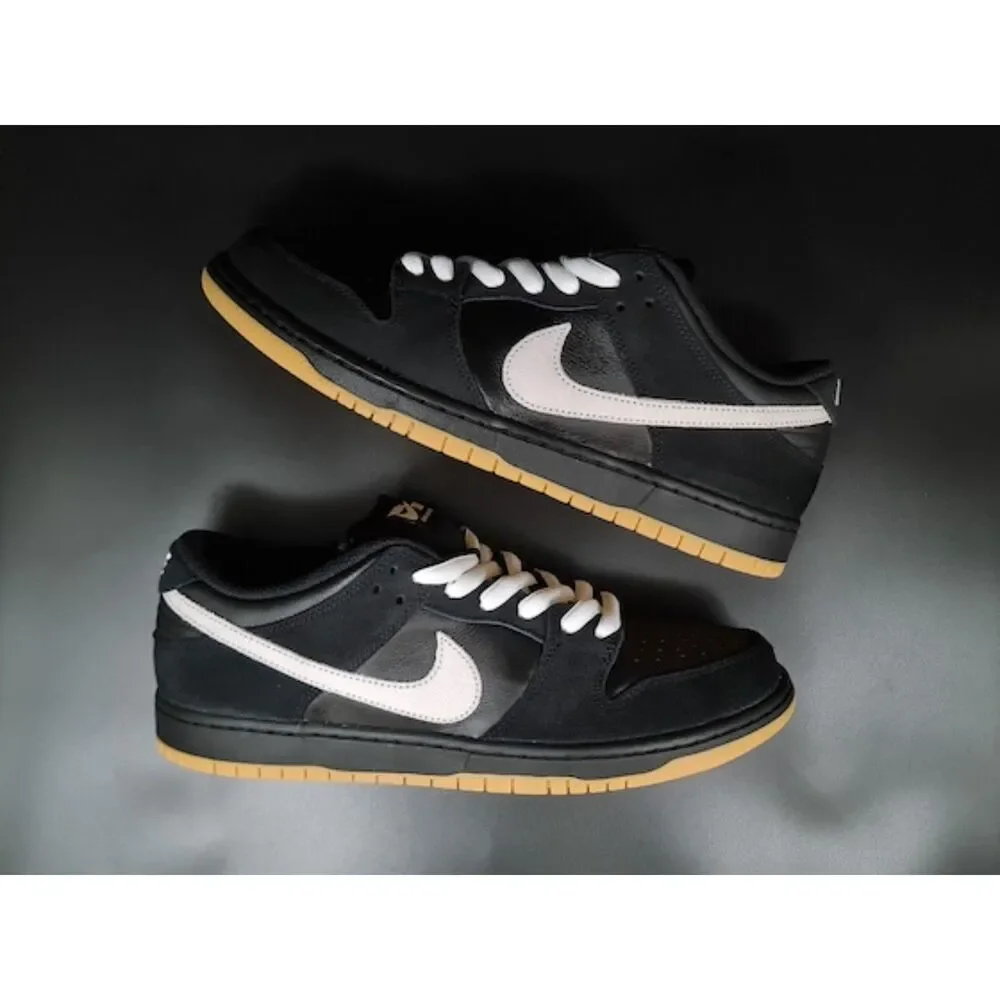 Nike Dunk Low Pro SB Black White Gum. SIZE 11 - HF3704-003